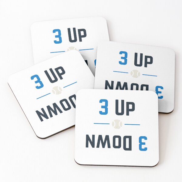 Item preview, 3 Up 3 Down – Modern Baseball Design by Backstop & Co. designed and sold by BackstopAndCo.