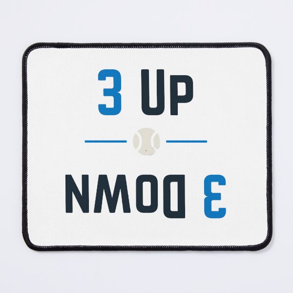 Item preview, 3 Up 3 Down – Modern Baseball Design by Backstop & Co. designed and sold by BackstopAndCo.