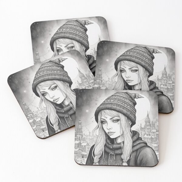 Item preview, 2025 Christmas and Holiday Elf - Watercolor & Ink 3 designed and sold by KBMediaArt.