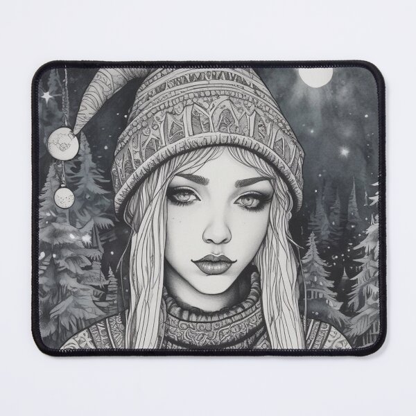 Item preview, 2025 Christmas and Holiday Elf - Watercolor & Ink 4 designed and sold by KBMediaArt.