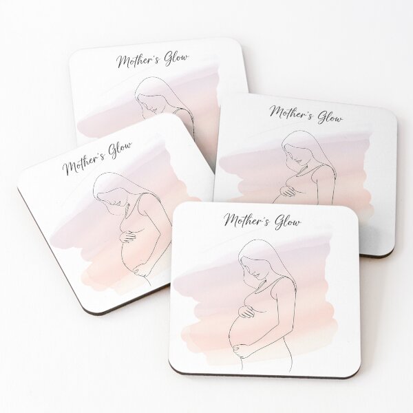 Item preview, Minimalist Pregnancy Line Art Illustration designed and sold by Pixelzo.