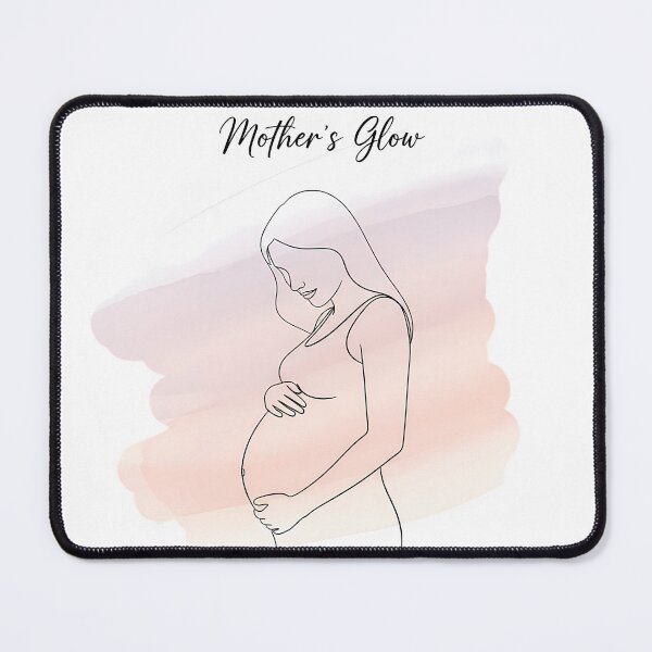 Item preview, Minimalist Pregnancy Line Art Illustration designed and sold by Pixelzo.