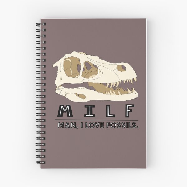 Item preview, I Love Fossils MILF Sticker  designed and sold by LittleRockArt.