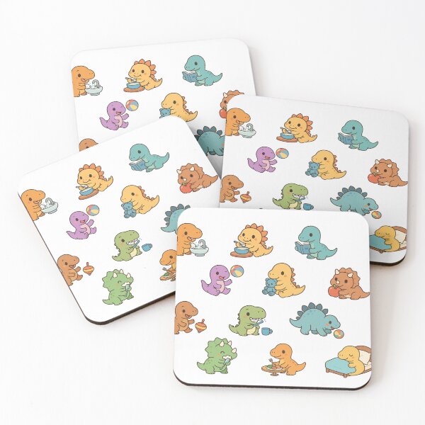 Item preview, Little Dinosaurs – Kawaii Everyday Life designed and sold by Demonfun.