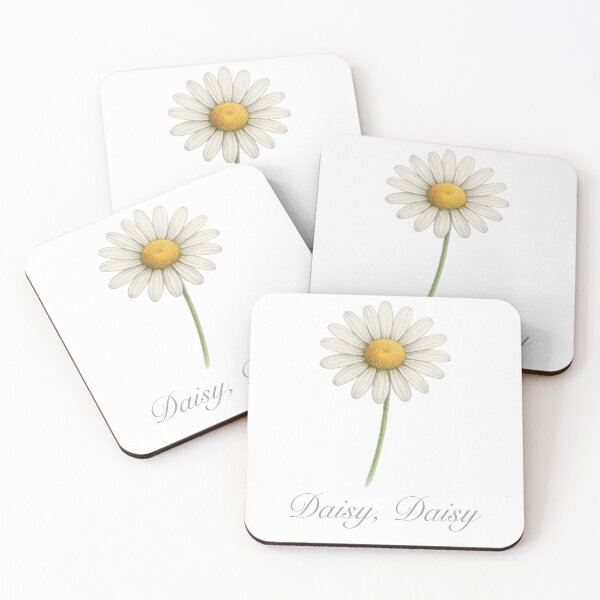 Item preview, Daisy, Daisy. Hand-Drawn Daisy – Coloured Pencil Botanical Illustration designed and sold by Pokah79.