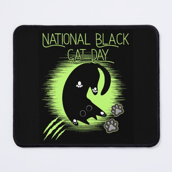 Item preview, National Black Cat Day Cute Design designed and sold by EarthArtDesigns.