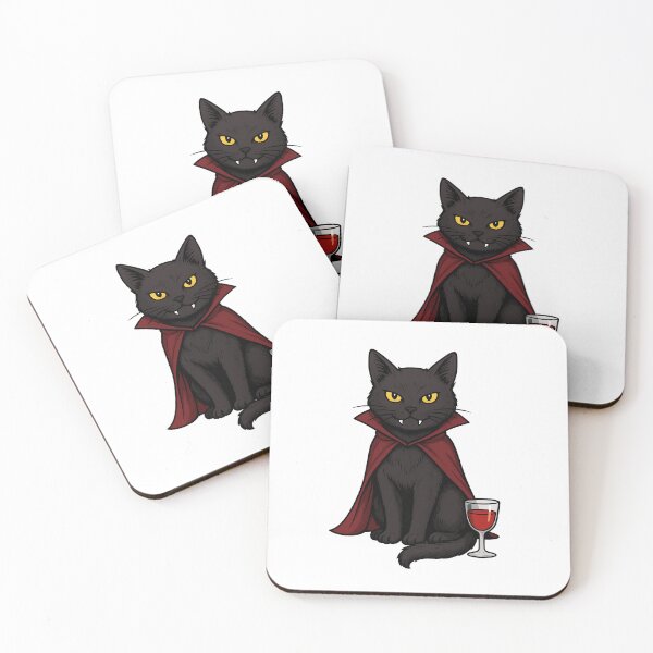 Item preview, Catloween Toast – Vampurr’s Delight designed and sold by YasochkaCatsArt.