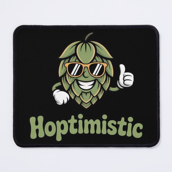 Item preview, Funny Craft Beer Design – Hoptimistic Hop Lover Shirt designed and sold by CrunchyGoats.