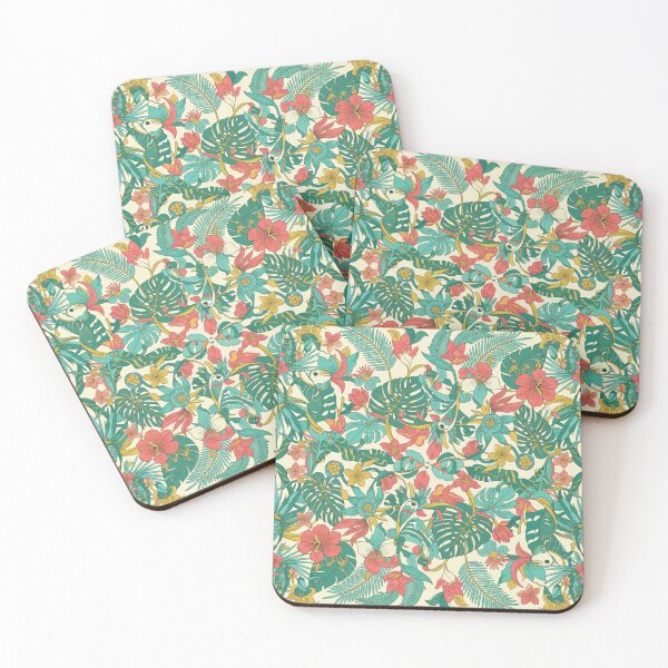 Item preview,  Tropical Floral Palm Leaf Pattern designed and sold by CreazyCreator77.