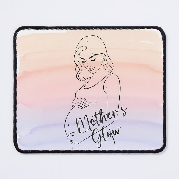 Item preview, Minimalist Pregnancy Line Art Illustration designed and sold by Pixelzo.