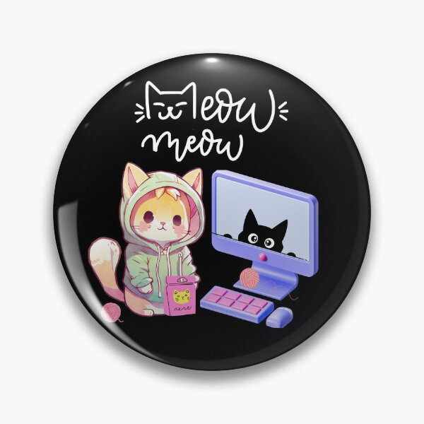 Artikelvorschau, Katzenprogrammierer – Lustiges Coding-Katzendesign entworfen und verkauft von DekoTeka.