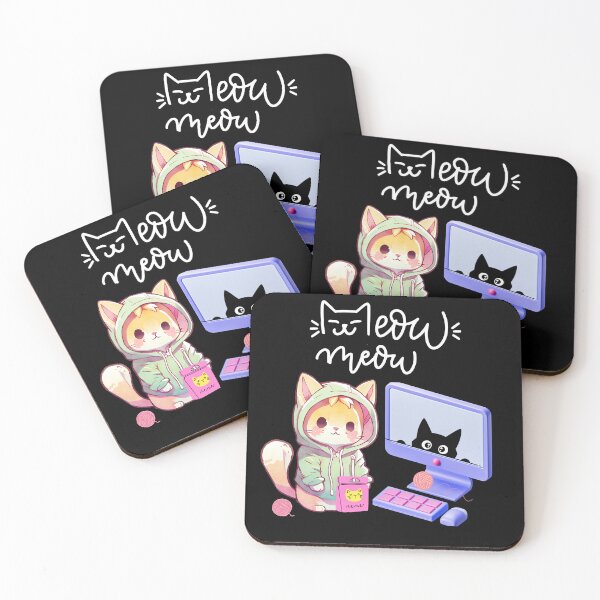 Item preview,  Cat Programmer – Funny Coding Cat Design designed and sold by DekoTeka.