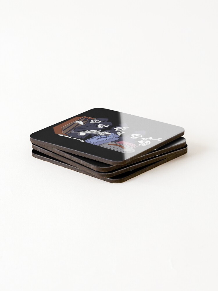 Thumbnail 4 of 5, Coasters (Set of 4), The Rocking Reapers designed and sold by robotghost.