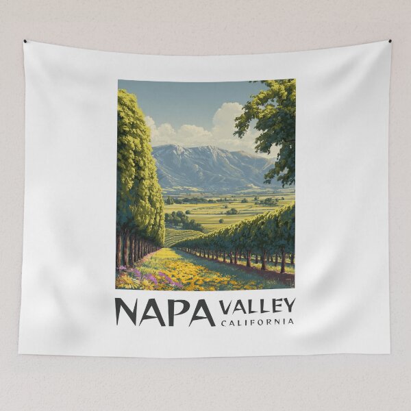 Item preview, Napa Valley California designed and sold by GoodOldVintage.