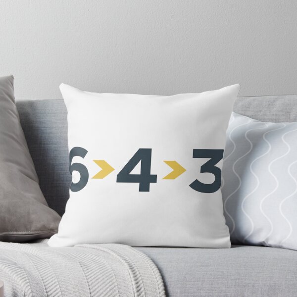 Item preview, 6-4-3 Double Play – Modern Baseball Design by Backstop & Co. designed and sold by BackstopAndCo.