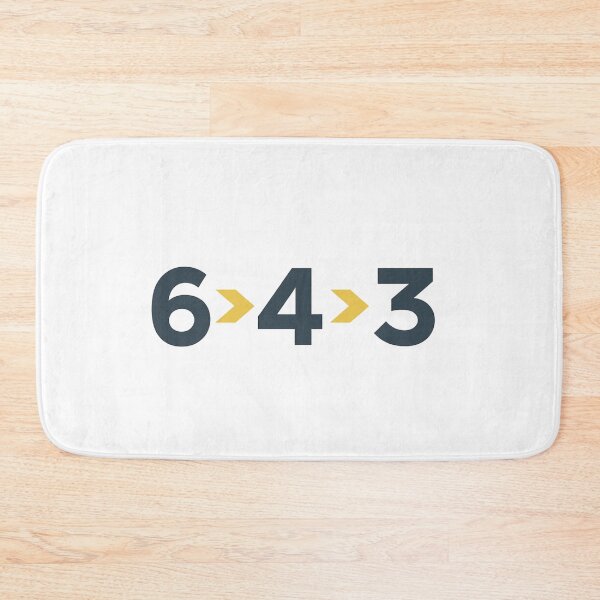 Item preview, 6-4-3 Double Play – Modern Baseball Design by Backstop & Co. designed and sold by BackstopAndCo.
