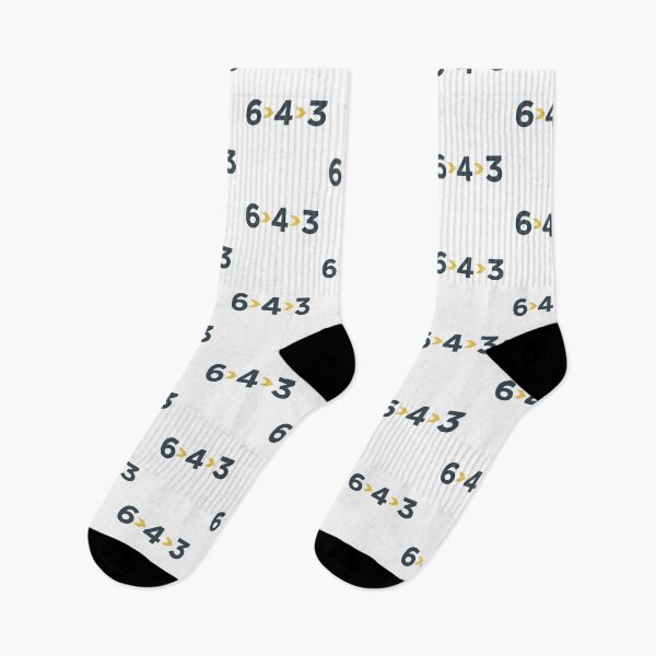 Item preview, 6-4-3 Double Play – Modern Baseball Design by Backstop & Co. designed and sold by BackstopAndCo.