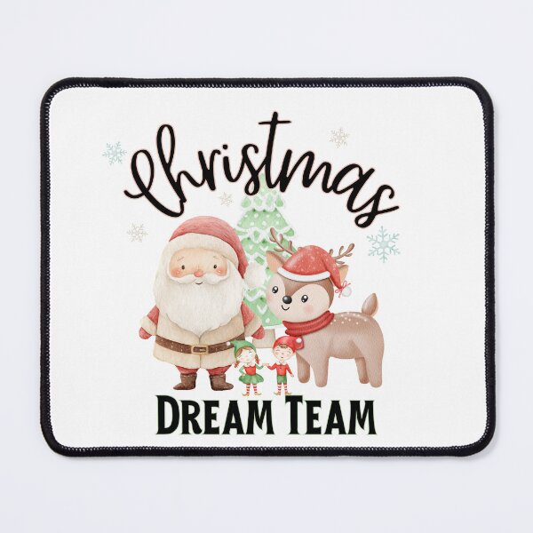 Item preview, Cute Christmas Dream Team – Santa, Reindeer & Elves designed and sold by SunandShade.
