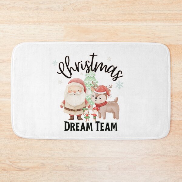 Item preview, Cute Christmas Dream Team – Santa, Reindeer & Elves designed and sold by SunandShade.