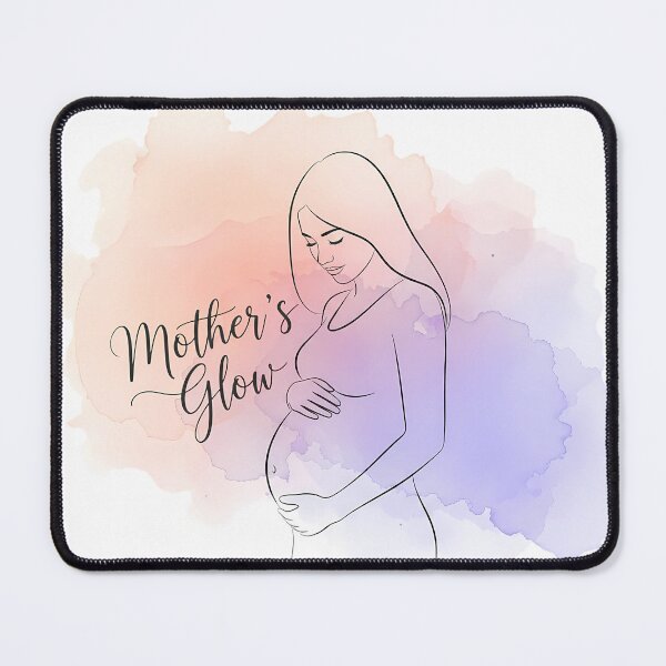 Item preview, Mother’s Glow – Minimalist Pregnancy Line Art Illustration designed and sold by Pixelzo.