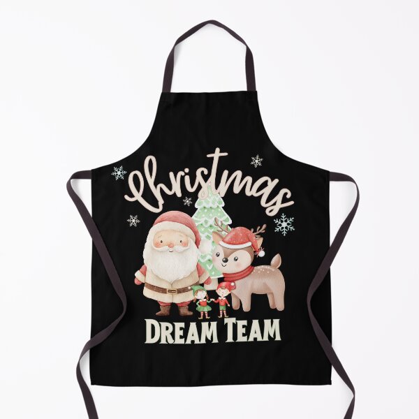 Item preview, Cute Christmas Dream Team – Santa, Reindeer & Elves designed and sold by SunandShade.