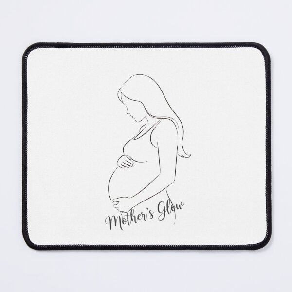Item preview, Minimalist Pregnancy Line Art Illustration designed and sold by Pixelzo.