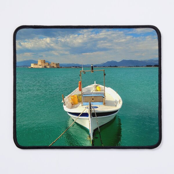 Item preview, Boat in Nafplio, Greece designed and sold by imerikana.