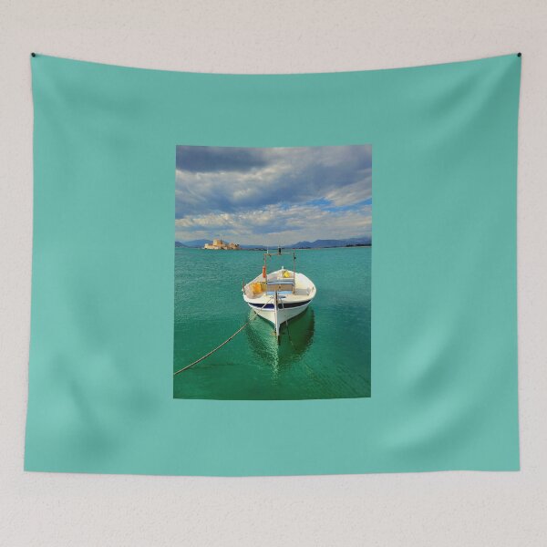 Item preview, Boat in Nafplio, Greece designed and sold by imerikana.