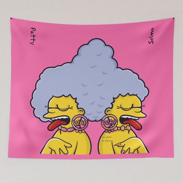 Item preview, Simpsons WAP Wet Ass Pussy Funny Hip Hop Patty & Selma designed and sold by jimmy-digital.