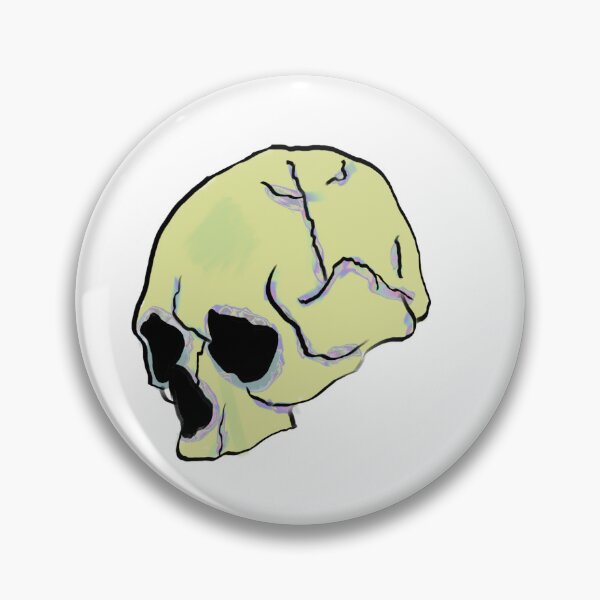 Item preview, Skully the skull - green designed and sold by HauntAndDoodles.
