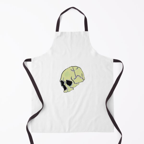 Item preview, Skully the skull - green designed and sold by HauntAndDoodles.