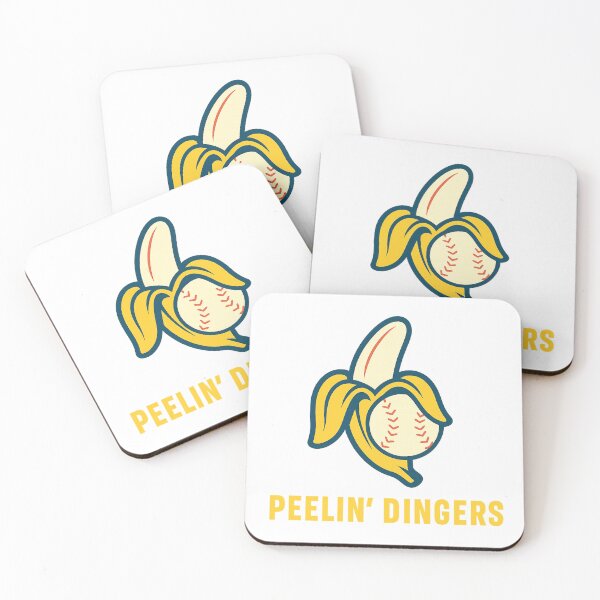 Item preview, Peelin’ Dingers – Baseball Banana Design by Backstop & Co. designed and sold by BackstopAndCo.