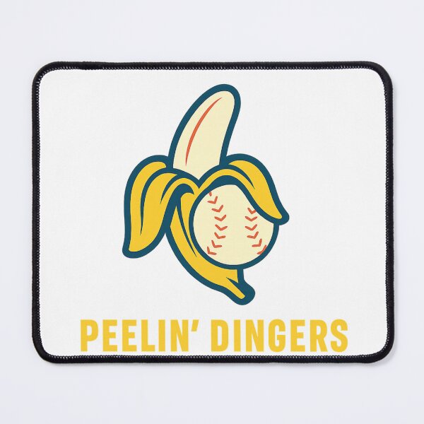 Item preview, Peelin’ Dingers – Baseball Banana Design by Backstop & Co. designed and sold by BackstopAndCo.