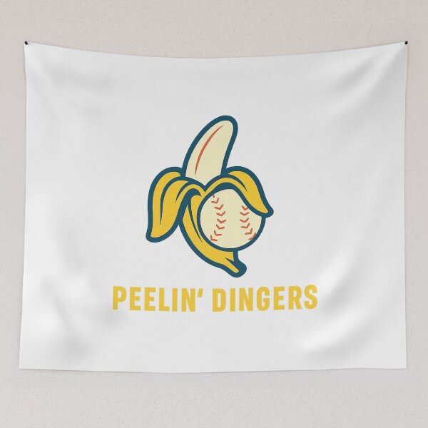 Item preview, Peelin’ Dingers – Baseball Banana Design by Backstop & Co. designed and sold by BackstopAndCo.
