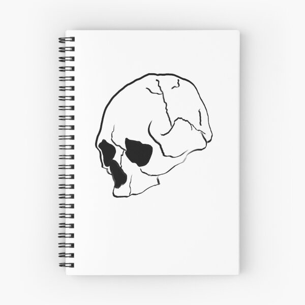 Item preview, Skully the skull - no colour designed and sold by HauntAndDoodles.