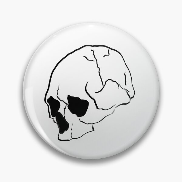 Item preview, Skully the skull - no colour designed and sold by HauntAndDoodles.