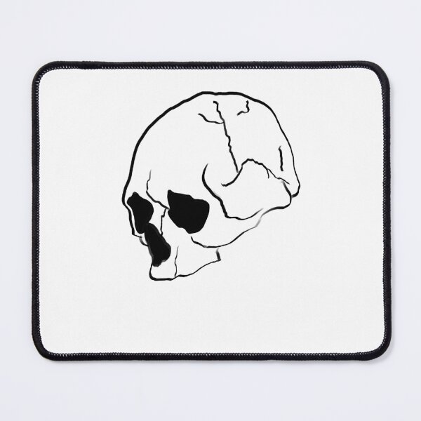 Item preview, Skully the skull - no colour designed and sold by HauntAndDoodles.