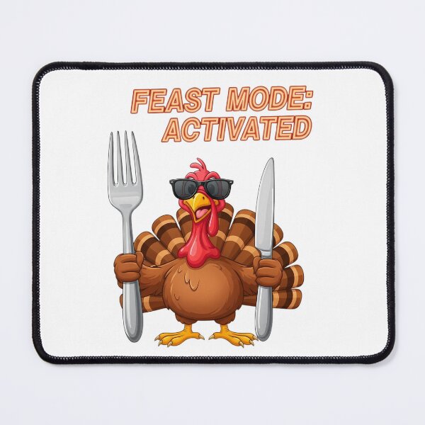 Item preview, Feast Mode Activated Funny Thanksgiving designed and sold by Pixelzo.