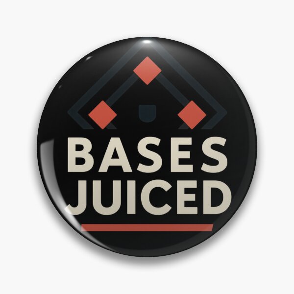Item preview, Bases Juiced – Modern Baseball Design by Backstop & Co. designed and sold by BackstopAndCo.