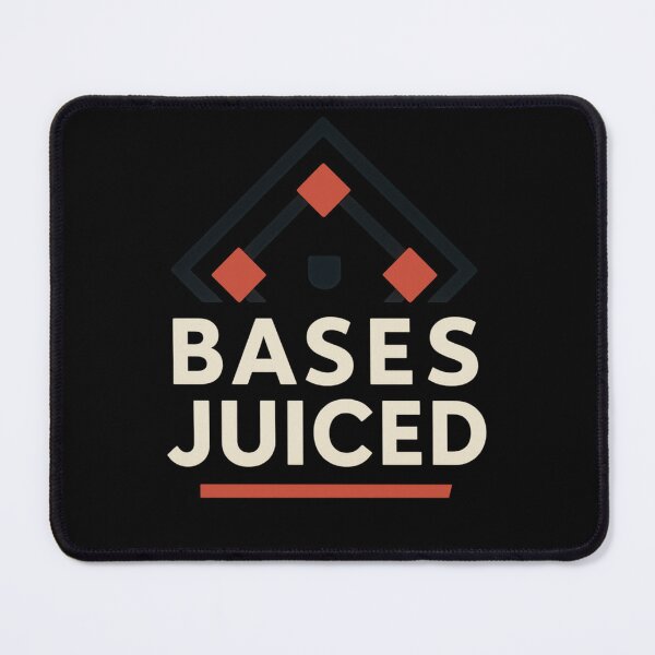 Item preview, Bases Juiced – Modern Baseball Design by Backstop & Co. designed and sold by BackstopAndCo.