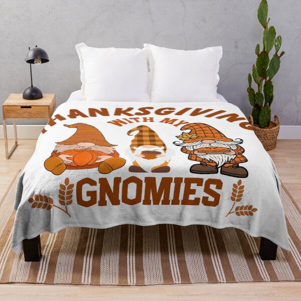 Item preview, Thanksgiving With My Gnomies Funny Fall Gnome Design designed and sold by PatiMood.