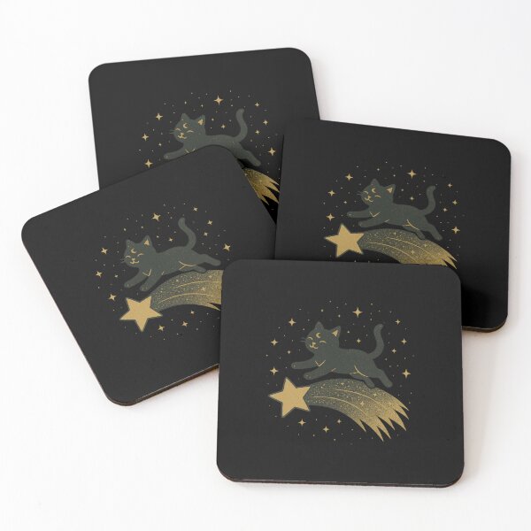 Item preview, Cat on a Shooting Star – Cute Cosmic Cat Chasing Dreams, Whimsical Space Art, Celestial Animal Design, Galaxy Aesthetic, Dreamy Night Sky Illustration designed and sold by OnPointOutfits.