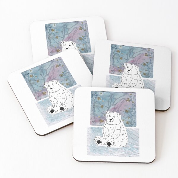 Item preview, Polar bear in the starry night designed and sold by Charlotsart .