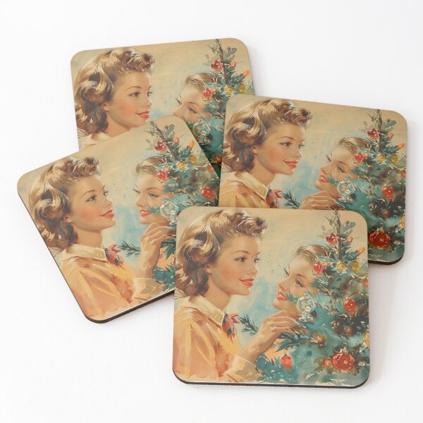 Item preview, Christmas Anticipation 1952 designed and sold by GildedPagesCo.