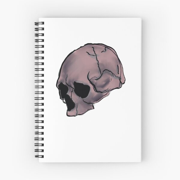 Item preview, Skully the skull - brown designed and sold by HauntAndDoodles.