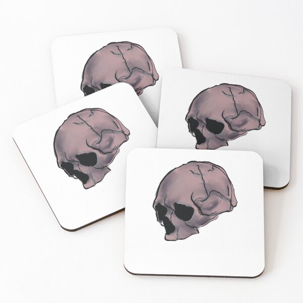 Item preview, Skully the skull - brown designed and sold by HauntAndDoodles.