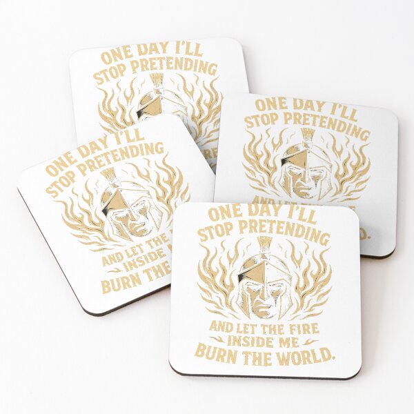 Item preview, One Day I'll Stop Pretending – Warrior Fire Within designed and sold by alizo74.