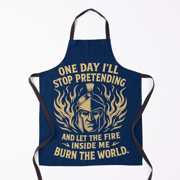 Item preview, One Day I'll Stop Pretending – Warrior Fire Within designed and sold by alizo74.