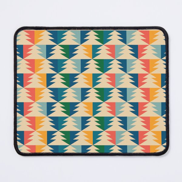 Item preview, Geometric Trees Pattern – Festive Symmetry & Color designed and sold by NicolaZhukov.