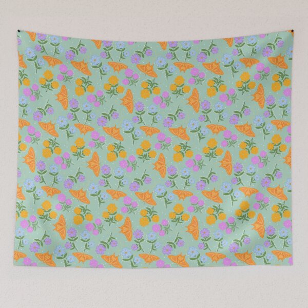 Item preview, The Butterfly Garden in Mint designed and sold by designsbyklm.